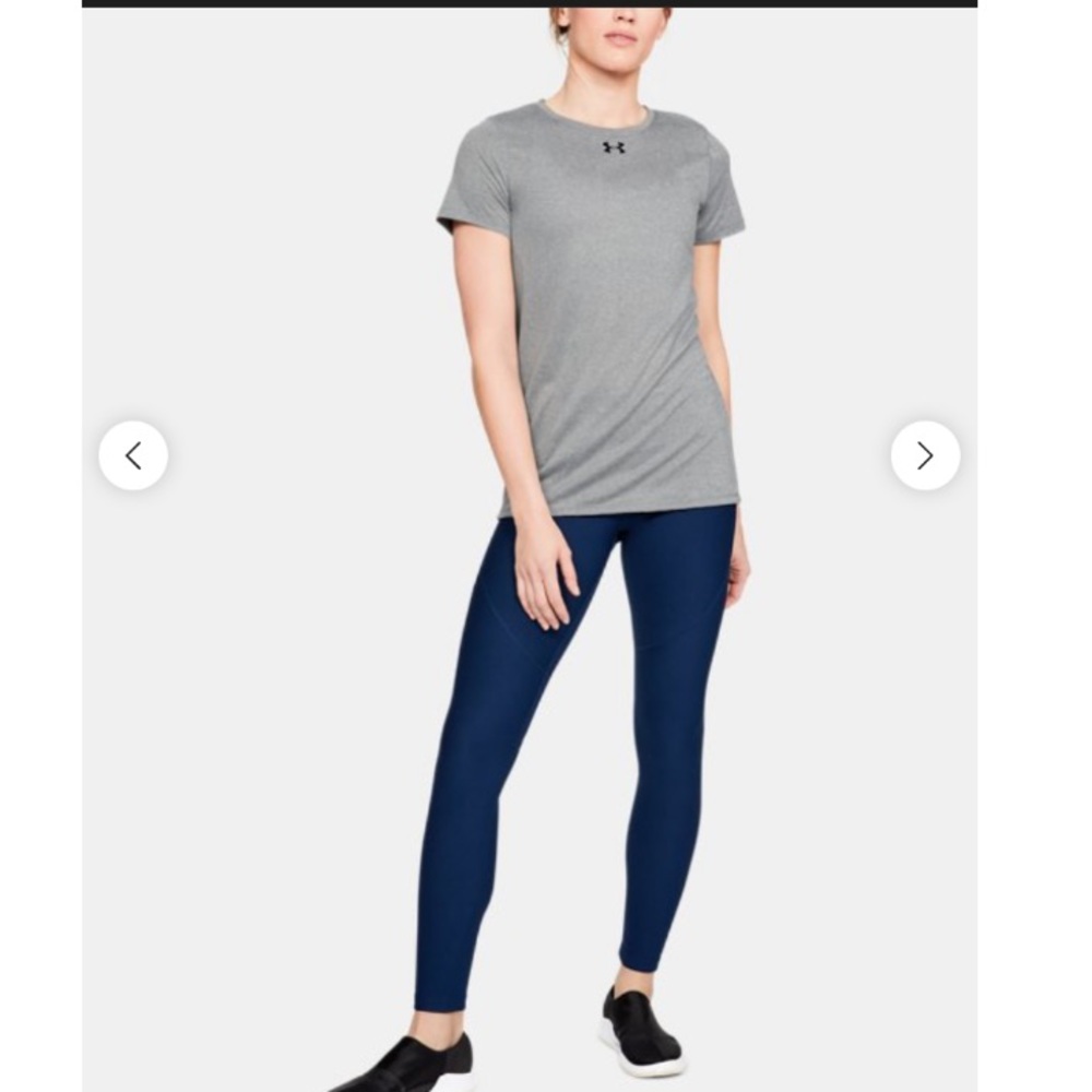 Under Armour Women's True Grey Heather Locker tee